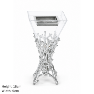 Bakhoor Burner - Silver (perspex)