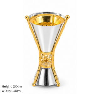 Bakhoor Burner - Silver/Gold